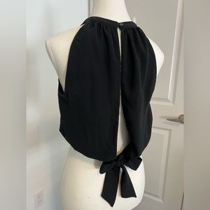 Aritzia Wilfred Open Back Halter Top